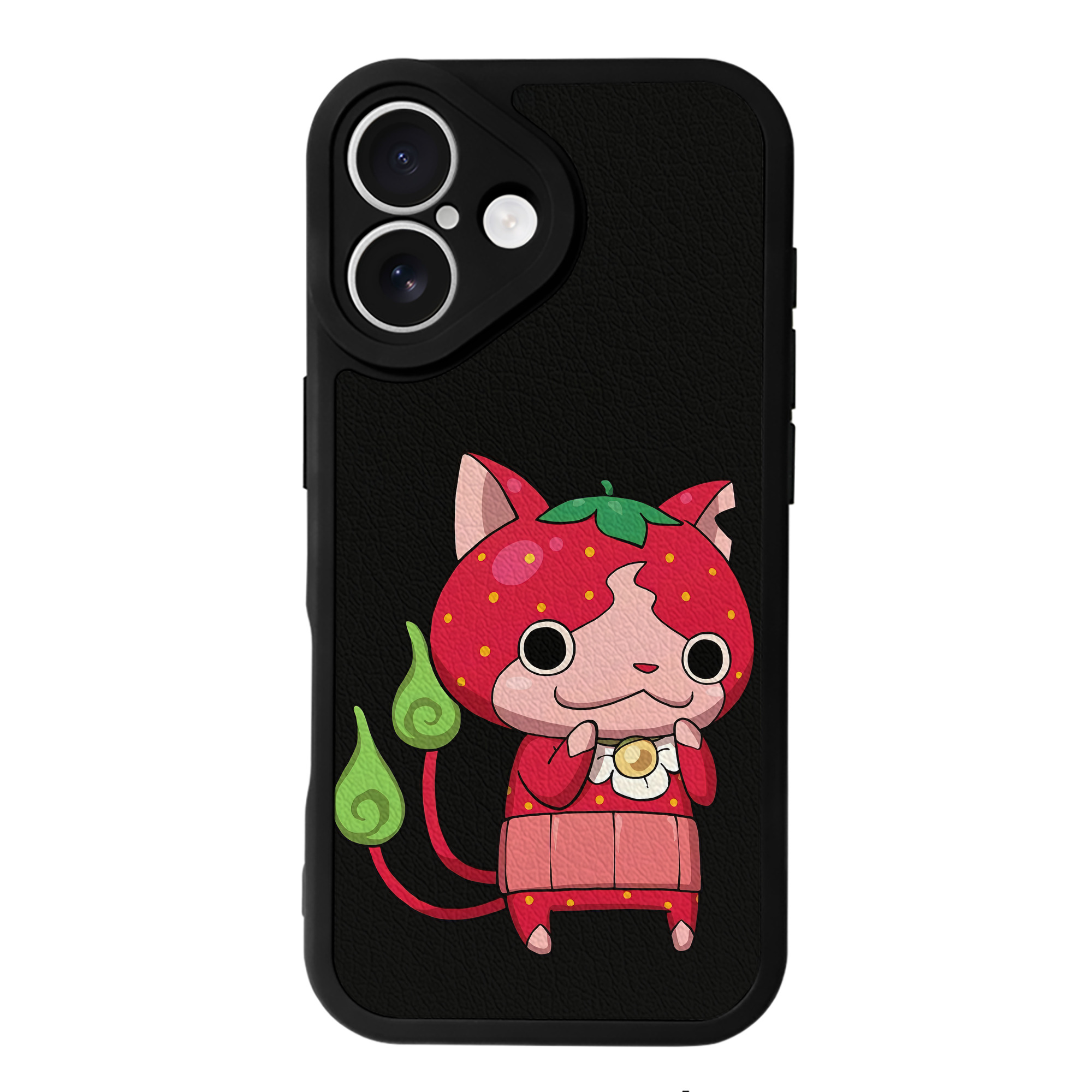 （画像用） 妖怪ウォッチ Yo-kai Watch 【iPhone 16シリーズ対応】シリコンスマホケース（レザー調） 材質：シリコン
